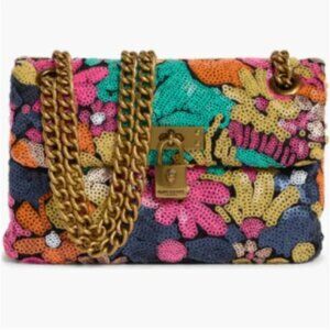 KURT GEIGER LONDON Mini Brixton Sequin Shoulder Bag